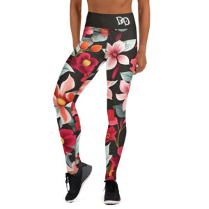 Floral Pattern Yoga Leggings