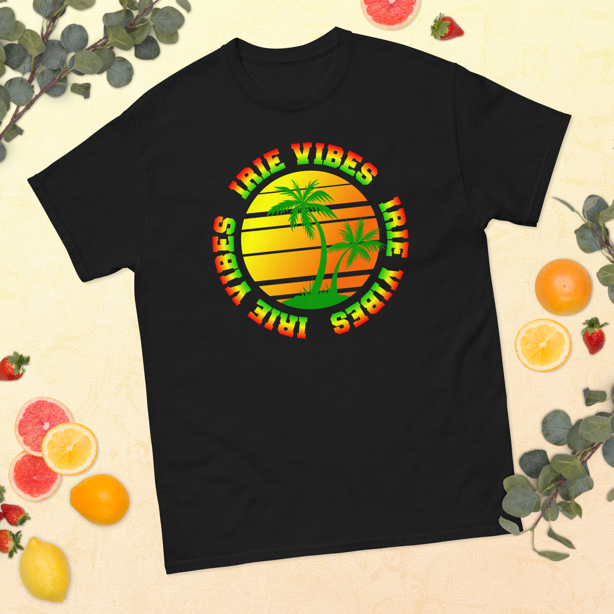 Irie Vibes Unisex Classic Tee - Image 3